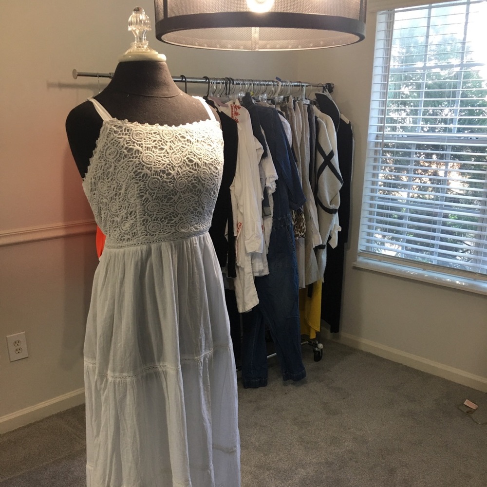 White summer dress